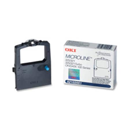 Oki 320-321-data 100 Cartridge Ribbon, Black OKI52102001BD